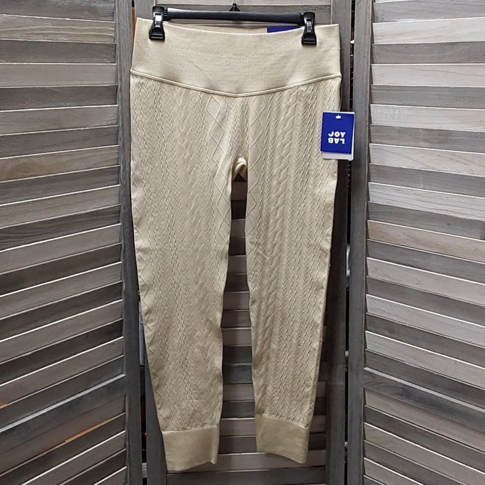 Women's Seamless Cable Knit 7/8 Leggings | JoyLab™ |X Small